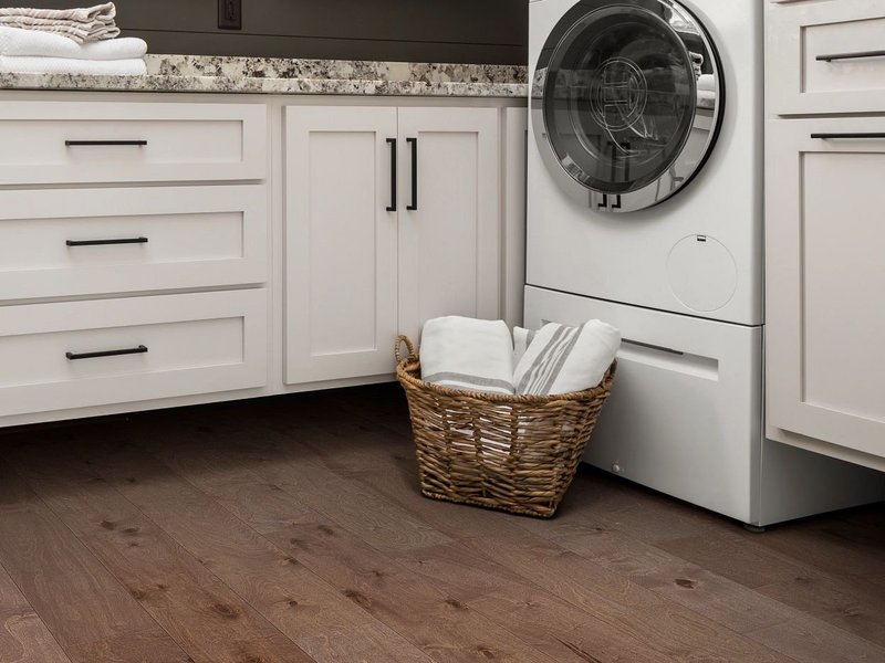 hardwood floor bathroom - Whitley Flooring and Design in AR
