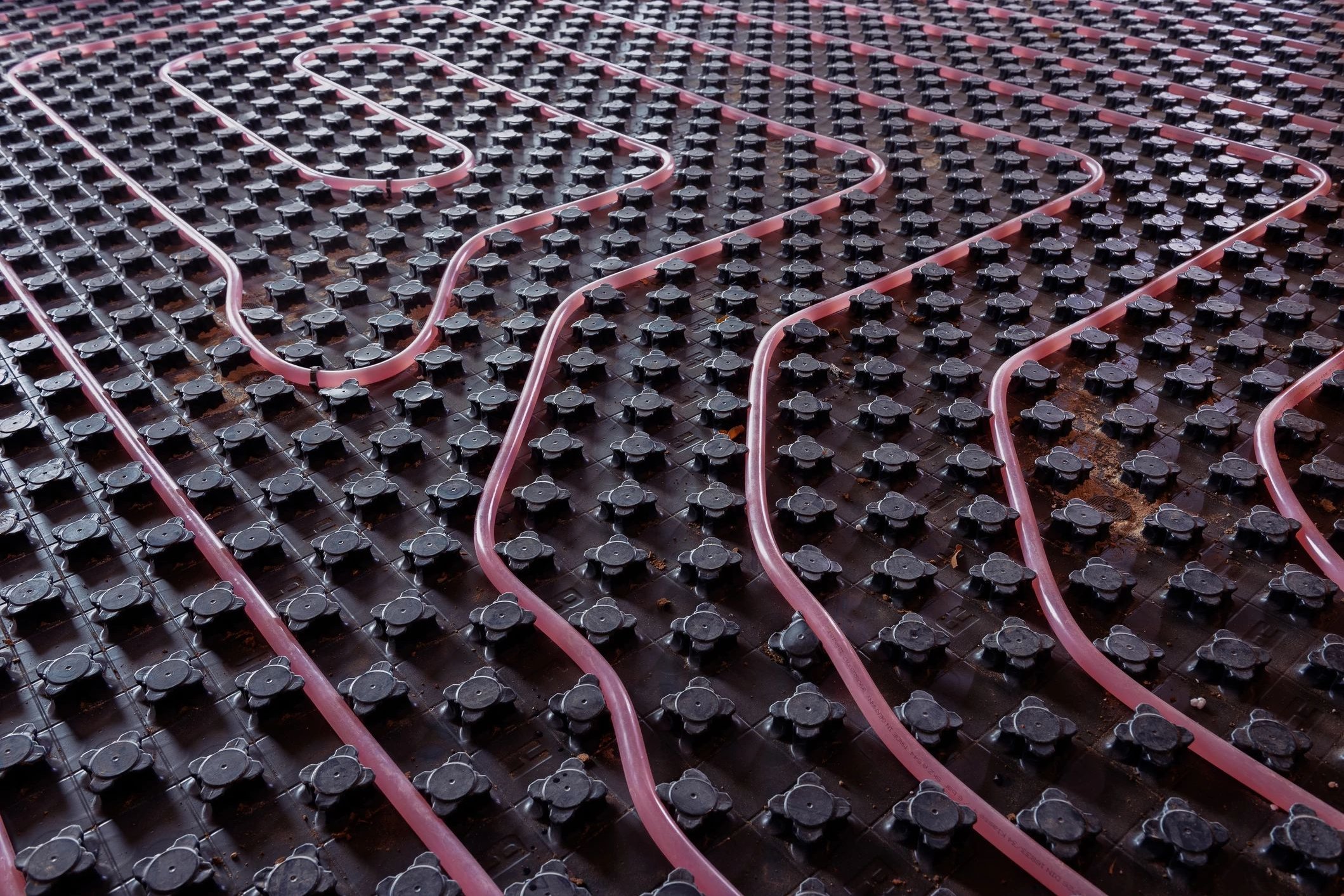 Radiant Floor Heating Installation Process Photo - Whitley Flooring & Design